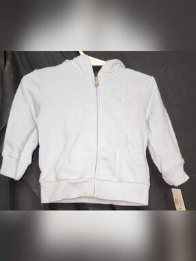 Polo Ralph Lauren Light Blue Zip Hoodie